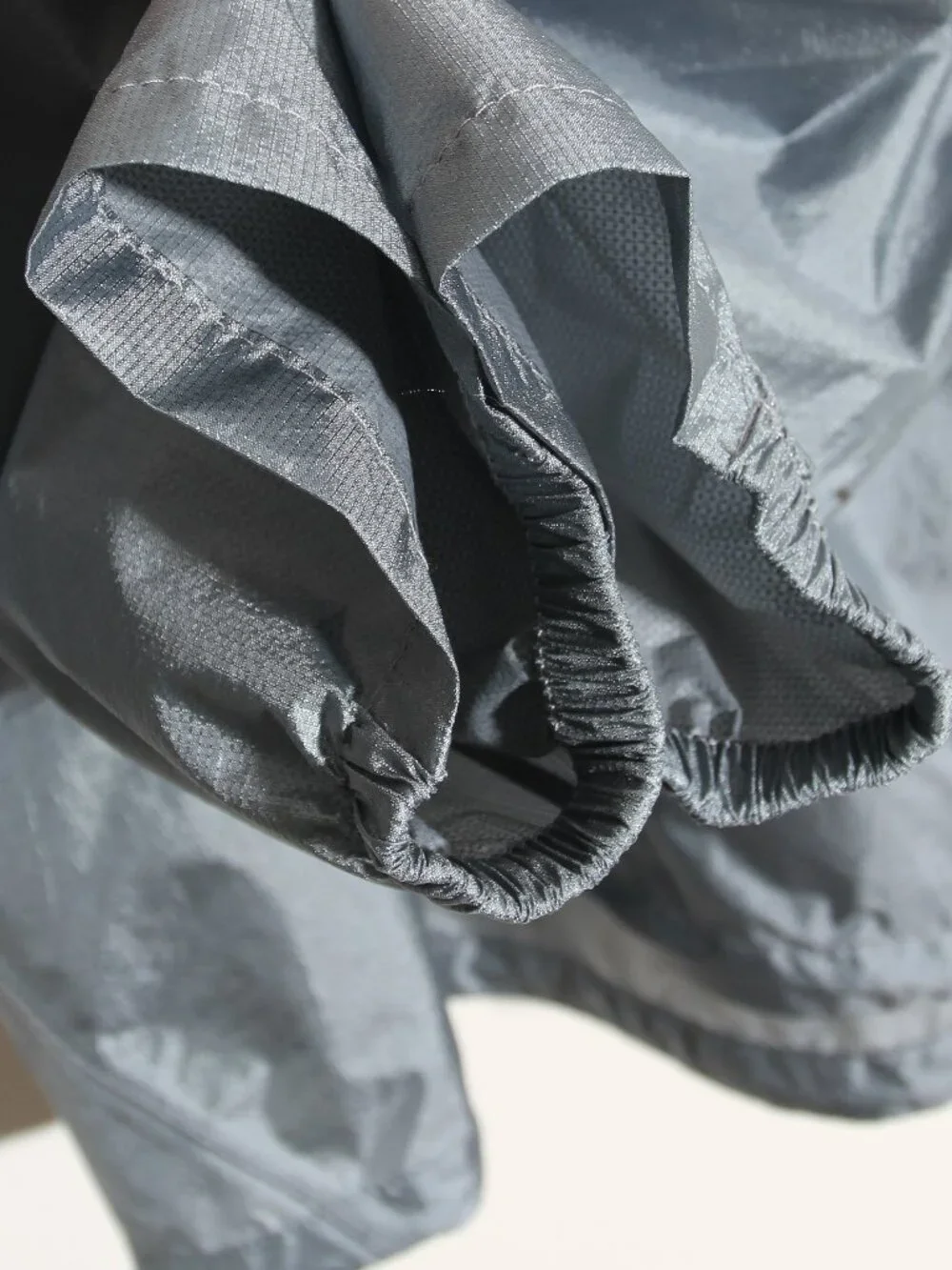 Outdoor Research Men’s Helium Rain Jacket Pewter Gray Full Zip Hooded Size XXL